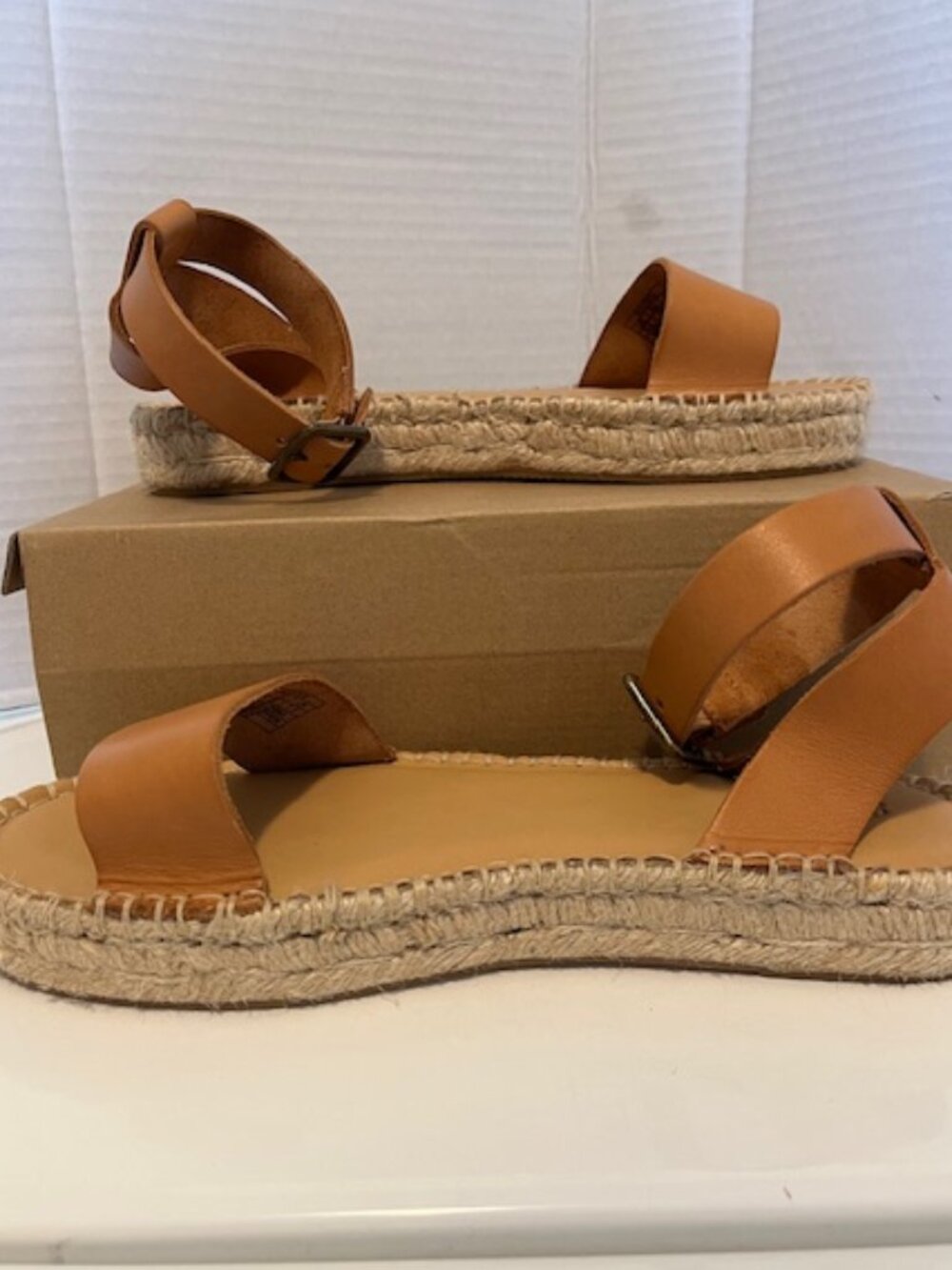 Soludos leather espadrilles.